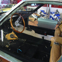 Lamborghini Islero Demontage Innenraum